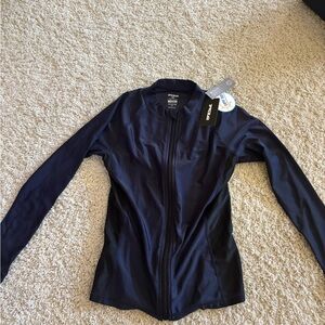 Navy Blue Swim Rash Guard Versatile Design